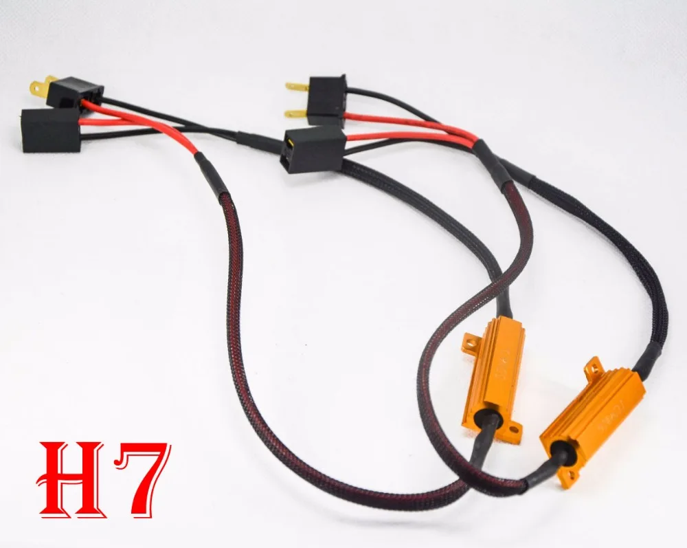 2 шт. автомобильные светодиодсветодиодный лампы H1 H7 H8 H9 H11 9005 9006 50 Вт 6 Ом|flash flash|flash