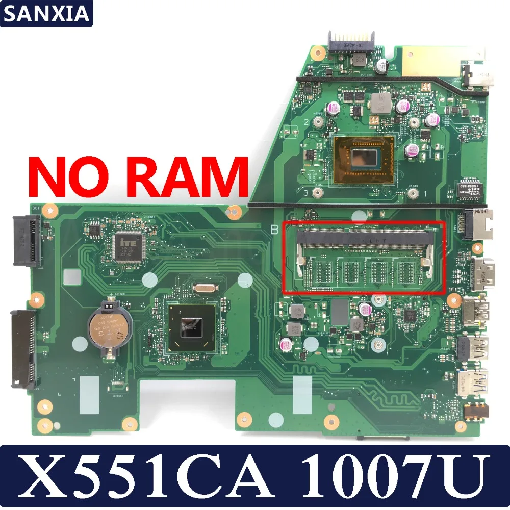 Kefu X551CA Материнская плата ноутбука для ASUS X551CA X551CAP оригинальная материнская плата тест 1007U 1 xSlot