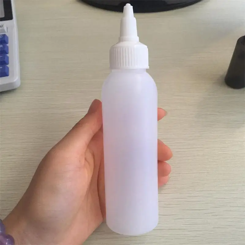 

free shipping 200pcs 60ml 100ml glue eliquild pe/pet plastic bottle with twist cap