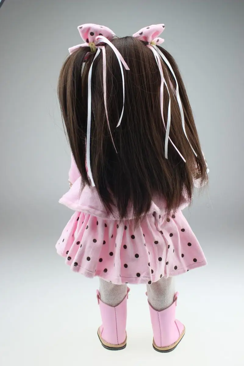 18-дюймовые куклы для девочек на продажу/виниловые принцесс из ткани в