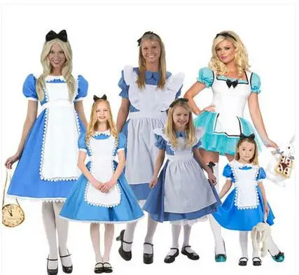 Лидер продаж 2020 года Наивысшее качество костюмы Алисы и страны чудес для девочек