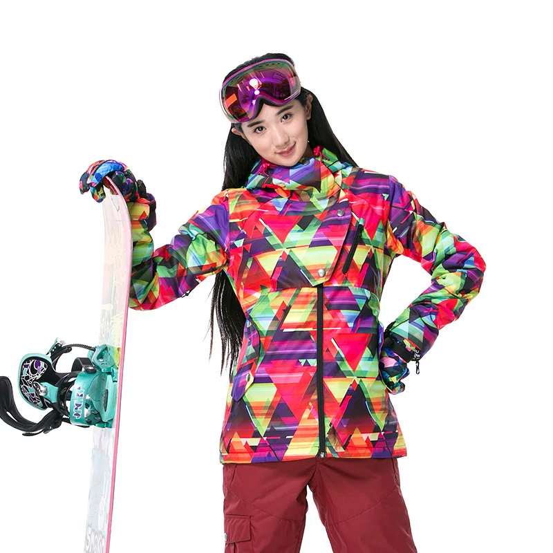 GSOU снег лыжный костюм один двойной доска водостойкий ветрозащитный дышащий