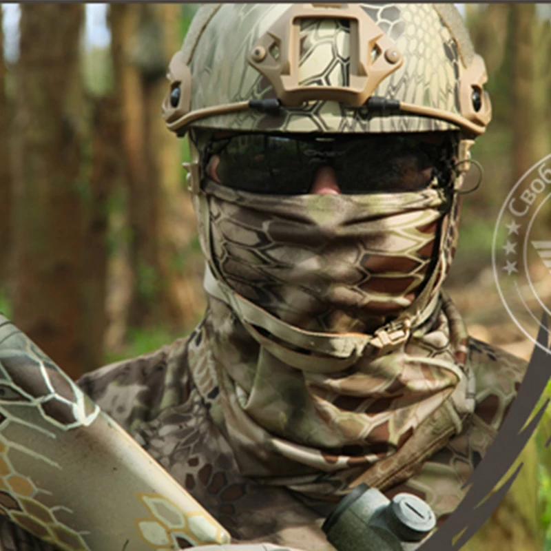 Камуфляж тактический головной убор банданы Балаклава Открытый Охота повязка