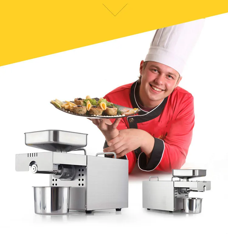 Масляный Пресс новый из нержавеющей стали Малогабаритный автоматический