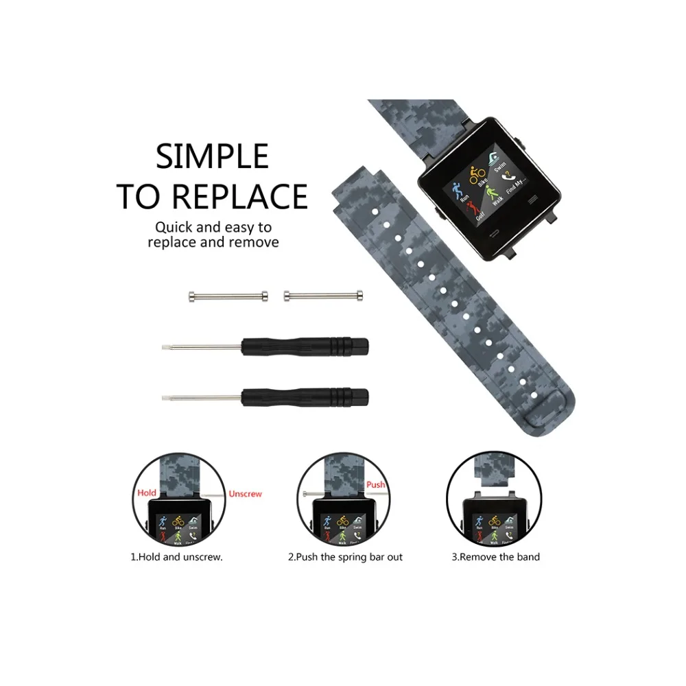 Браслеты для Garmin Vivoactive/Vivoactive ацетат Смарт-часы, сменные фитнес-браслеты для Garmin Vivoactive