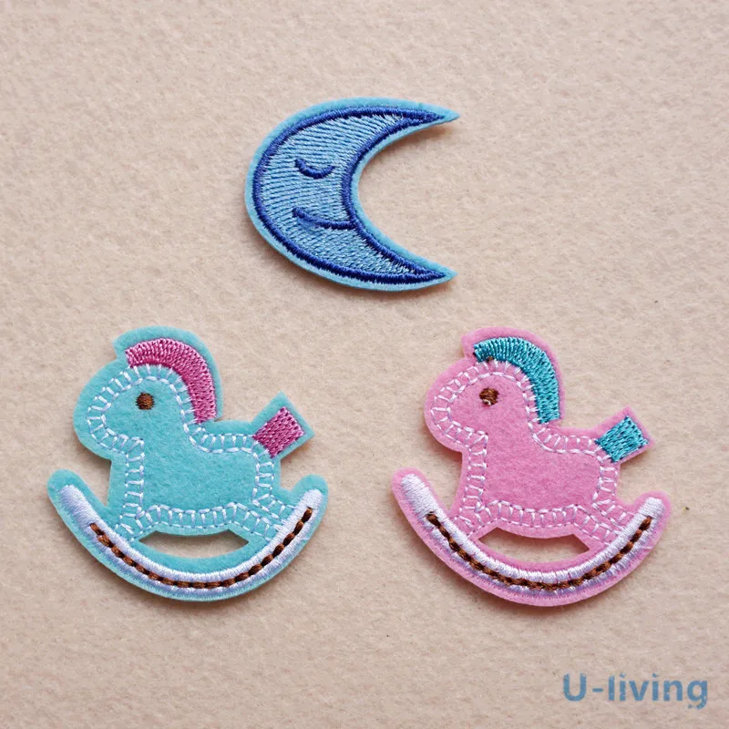 1 шт. микс мультфильм патчи для одежды утюжок на вышитой аппликацией милый патч