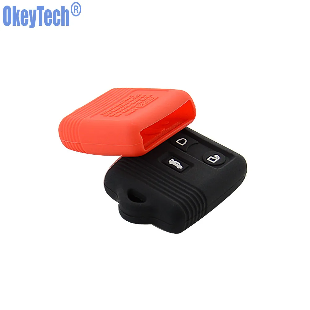 Силиконовый чехол OkeyTech для ключа Ford Transit MK6 Connect 2000 2006 установка автомобильного 3