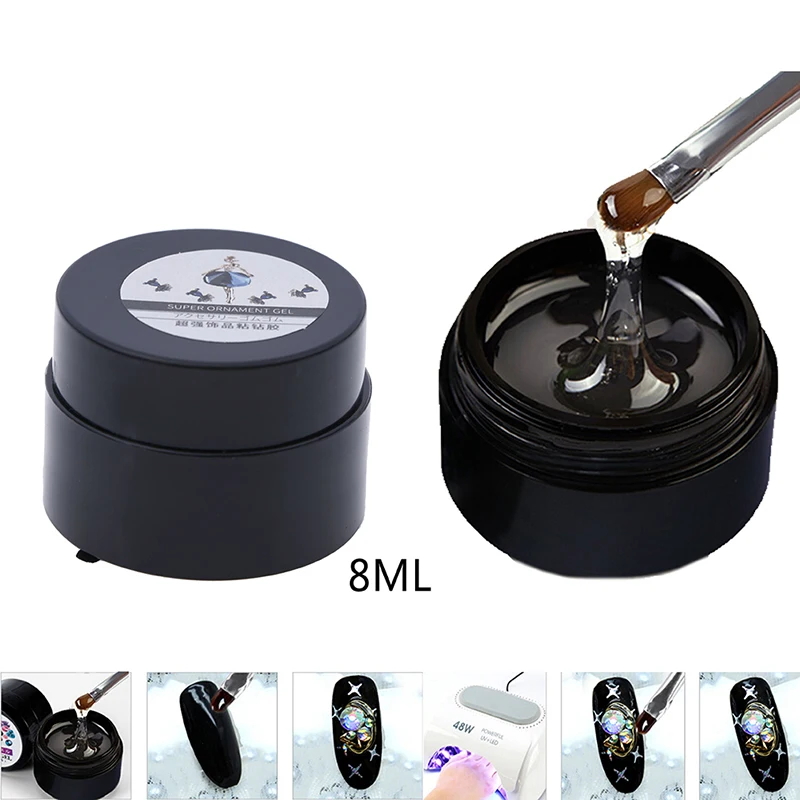 8 мл Профессиональный супер липкий прозрачный фотоклей Кристальный клей гель для
