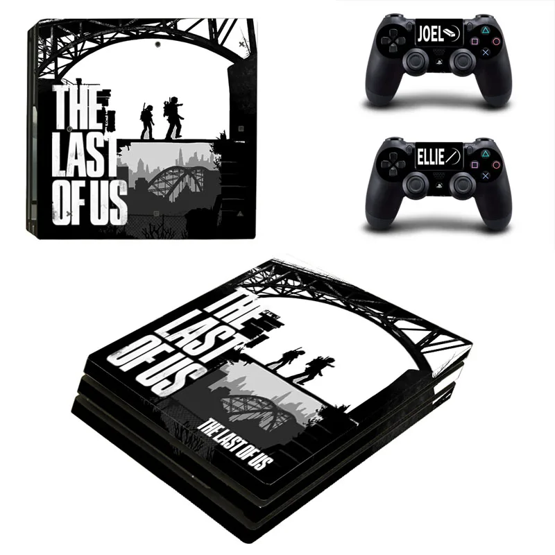 the last of us Series PS4 Pro Console Sticker For Sony PlayStation 4 Vinyl Decal Ps4 Controller Skin |