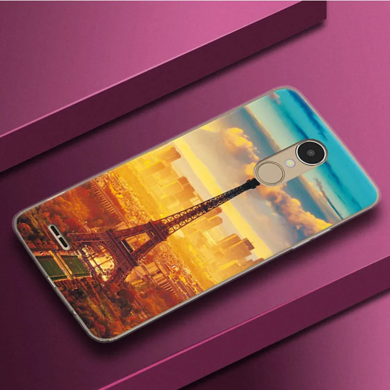 Мягкий чехол для телефона из ТПУ с экзотическим природным пейзажем LG K8 2017 задняя