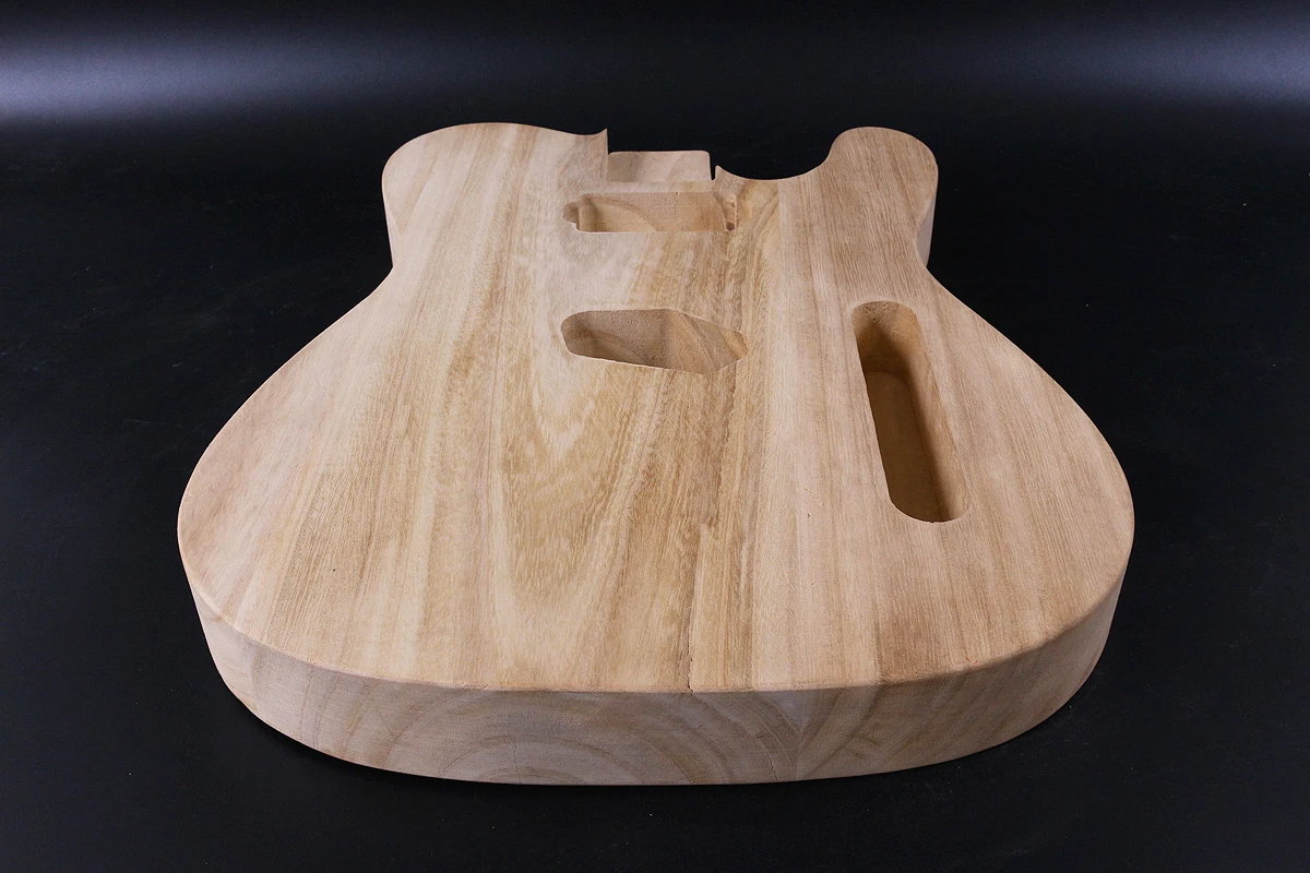 Diy Telecaster стиль электрогитара корпус из красного дерева незавершенный кленовый топ