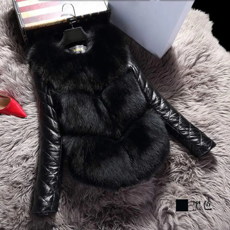 2019 модное осенне зимнее пальто Теплый Женский жилет из искусственного лисьего