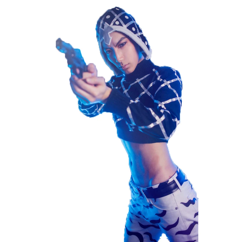 Модные новые приключения Джоджо Гвидо MISTA косплэй костюм целый набор 2 вида