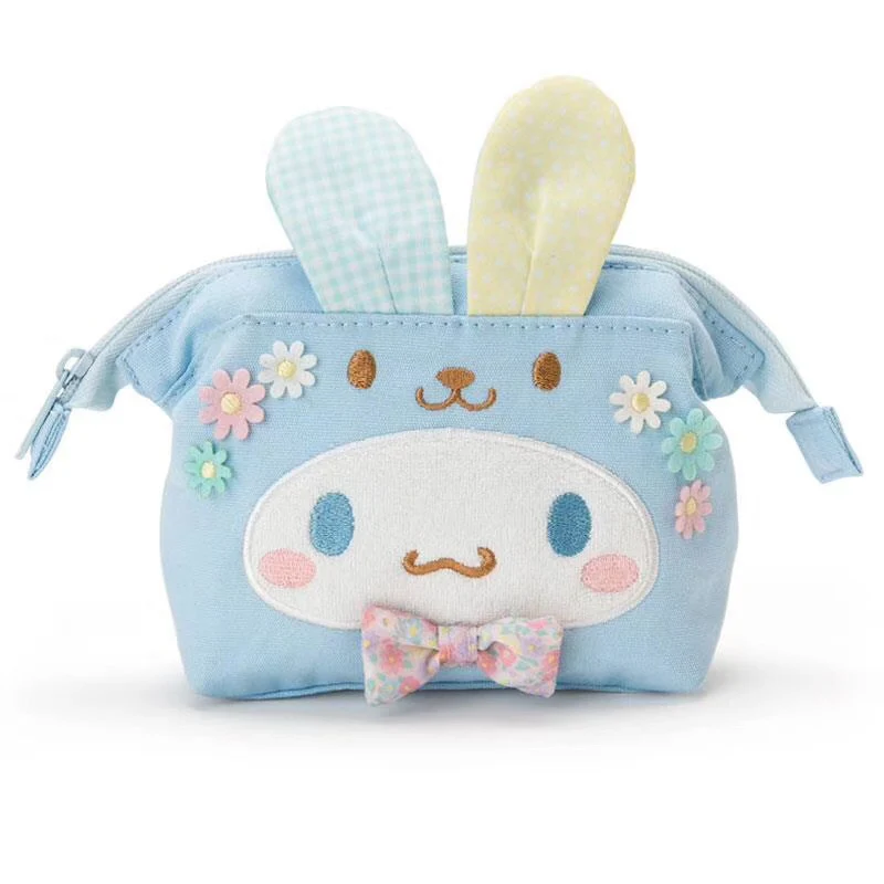C Сумка hello kitty, ручная сумка, макияж, ручная работа, мультяшный милый бант, для девочек, для покупок, нейлоновый, портативный, плюшевый рюкзак, школьный, для путешествий - Цвет: C
