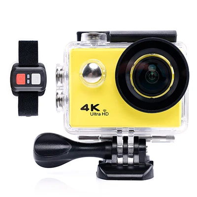 Tekcam F71/F71R Экшн-камера 4K 25FPS с дистанционным управлением Ultra HD WiFi 1080P спортивная водонепроницаемая профессиональная Дрон-камера - Цвет: F71R Yellow remote