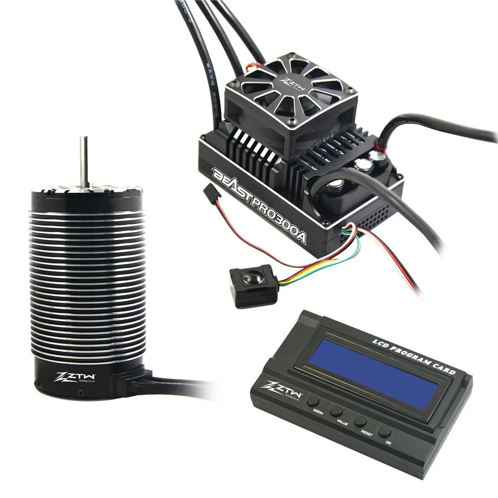 ZTW 3 шт. 1/5 зверь Pro 300A полный водостойкий ESC+ BP70210 620KV 4 полюса двигатель ЖК дисплей программы карты
