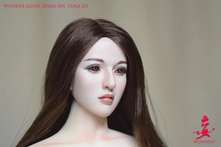 1/6 scale Action figure doll Accessory Asian beauty Luna headsculpt female head shape Movable eyes,Not included body,clothes