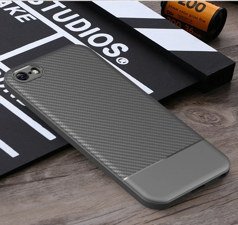 Чехол из углеродного волокна для iphone XS MAX XR iphone 7 5S 5 se 8plus Мягкий чехол для iphone 8 7 plus 6s 6 s plus X 10 11 pro чехол s