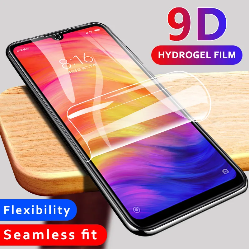 Полностью покрывающая мягкая пленка для Xiaomi Redmi Note 7 6 Pro 6A Mi8 9 Lite SE Pocophone F1 Play
