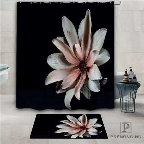 На заказ dramatic_black_and_white водостойкая занавеска для душа коврик дома ванной комнаты