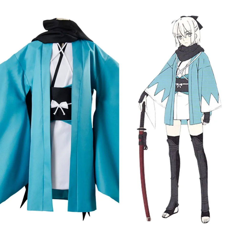 Okita Souji Косплей Fate Grand Order FGO Sakura Saber японский аниме Share Night Comic Cosplay костюмы на
