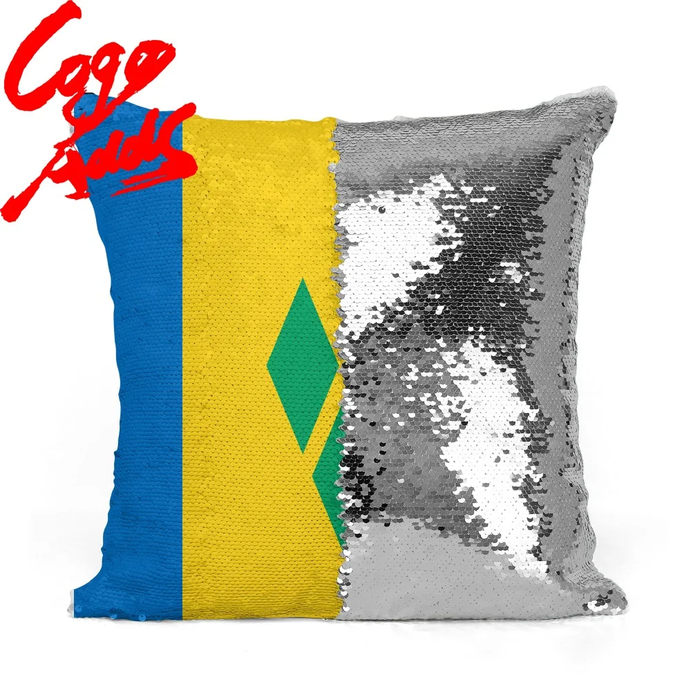 Декоративный чехол для подушки в стиле святого Винсента и гренадинов