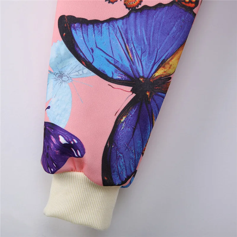 Комплект из 2 предметов одежды для малышей наряд с бабочкой цветочным рисунком и