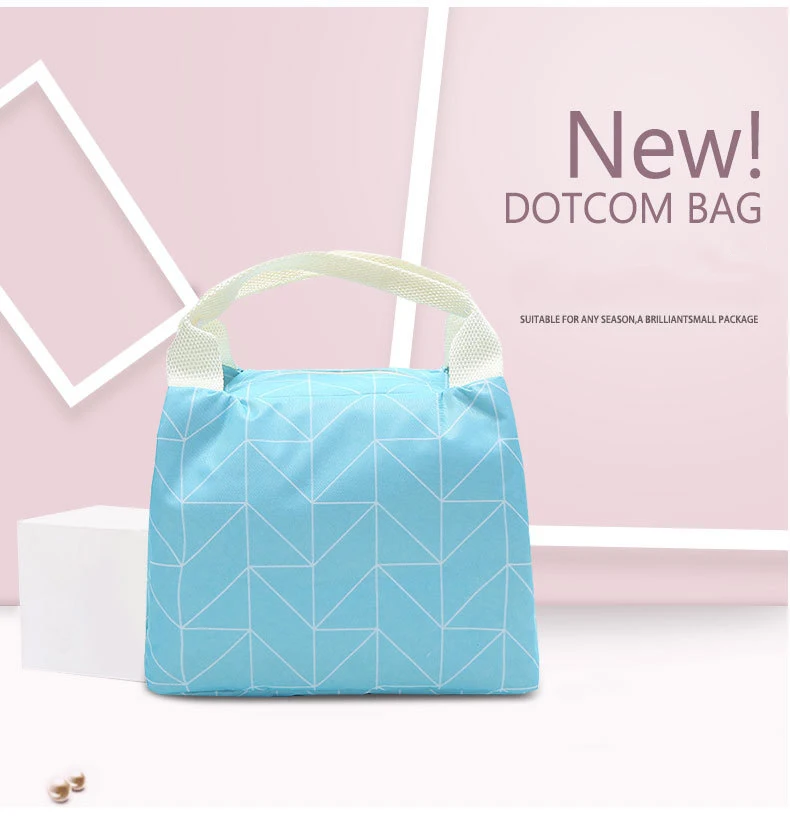Large-Capacity Waterproof And Cold pack New Aluminum Foil insulation Bag Korean Portable lunch Bag Wholesale Price
