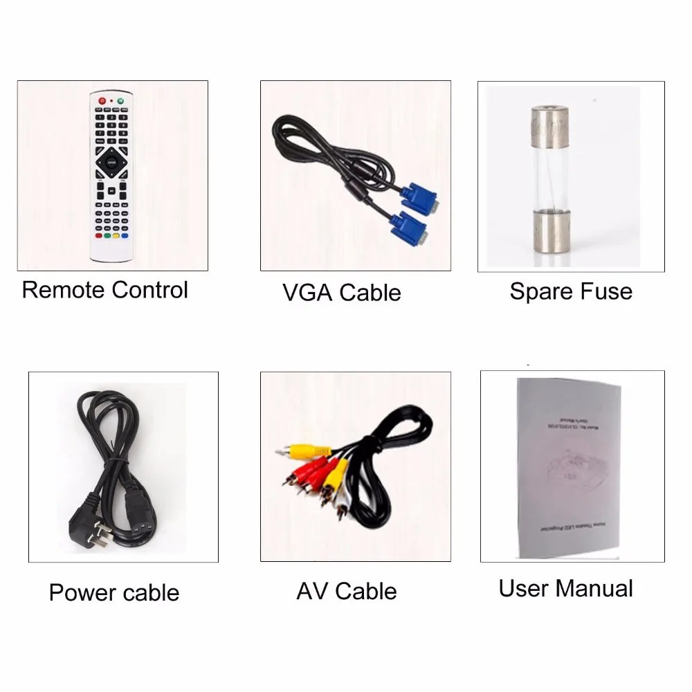 Excelvan CL720D 1280*800 3000 люмен поддержка 1080p светодиодный HD проектор с HDMI/VGA/USB/AV/DTV для