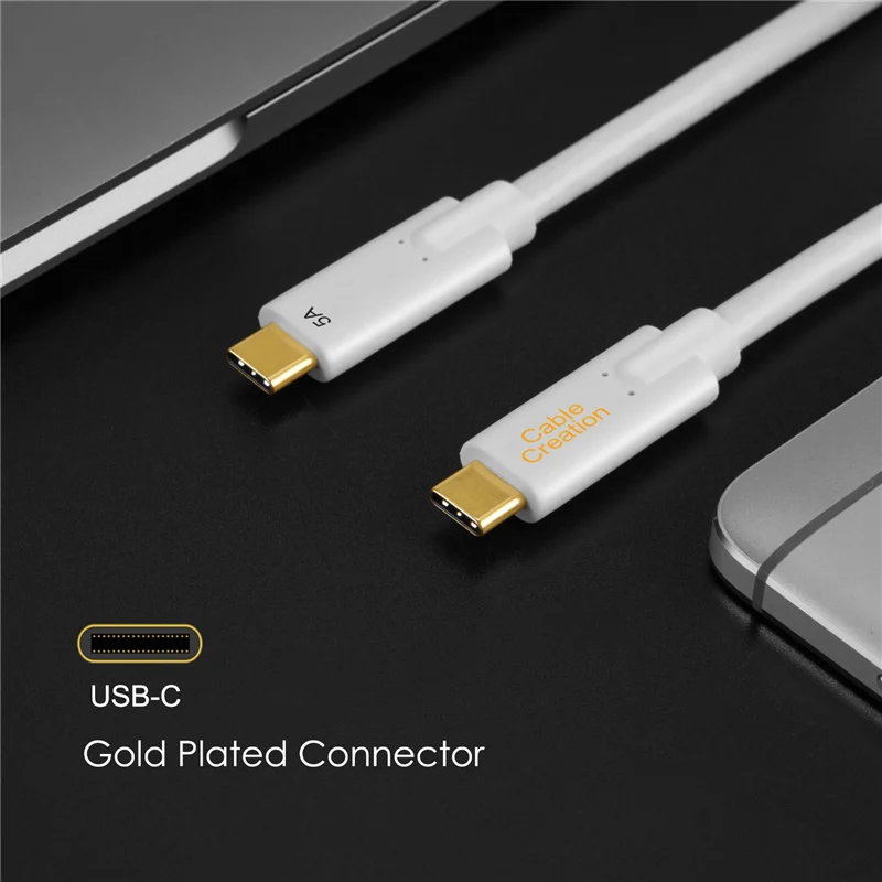 USB C to Gen 2 Cable(100W/5A) 3 1 SuperSpeed 10Gbps ype зарядный шнур совместимый с MacBook(Pro) 15 дюймов
