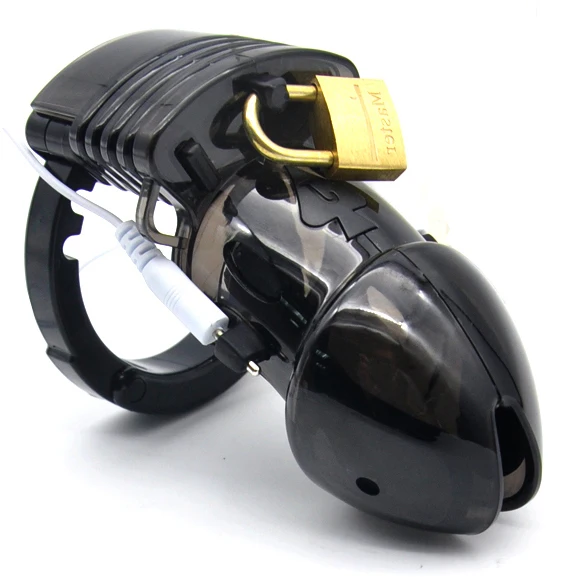 Электрошоковая клетка для пениса электрическая с блокировкой мужские