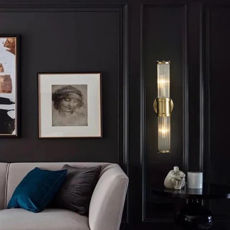 Современный хрустальный светодиодный настенный светильник гостиной