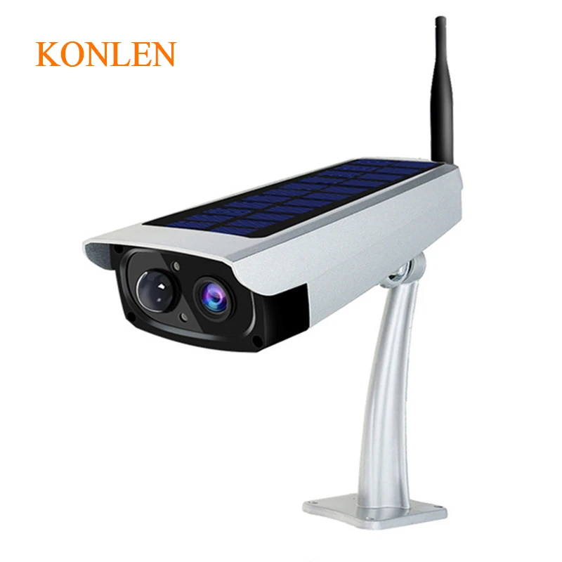 KONLEN камера на солнечных батареях IP открытый WIFI батарея безопасности пуля