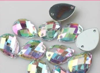 Большая Акция отличное качество Ослепительная акриловая Стразы 500 шт./пакет 8x13 мм