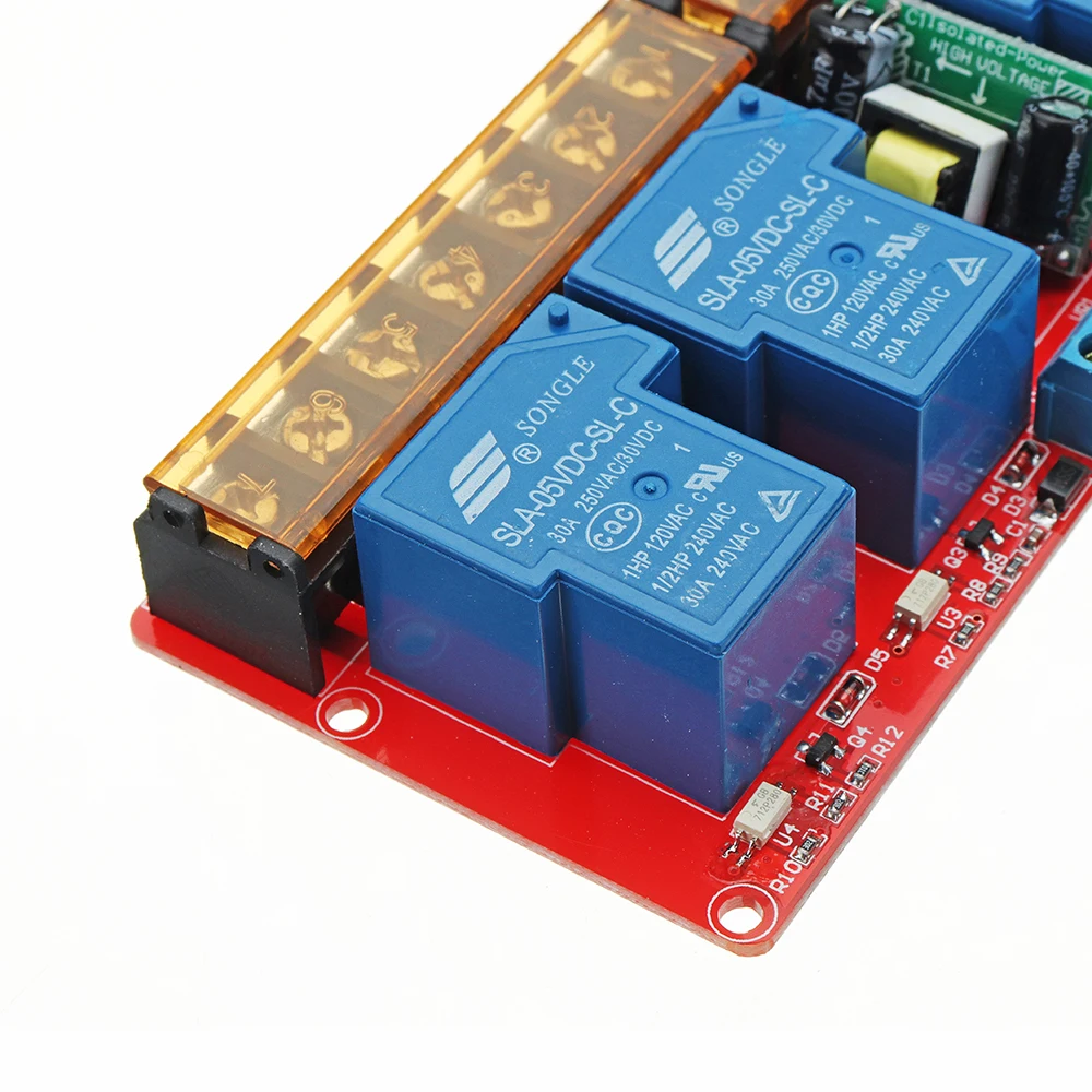Новый DC 5V AC 100V до 250V 30A 760mA 4 ходовой релейный модуль Плата с высоким и низким