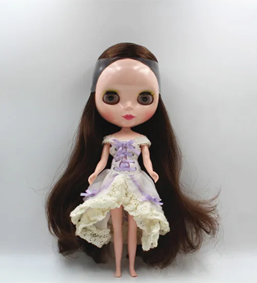 Blygirl Blyth кукла Blythe Кукла свадебный костюм, вуаль, тиара, платья два, перчатки и чулки 6 штук