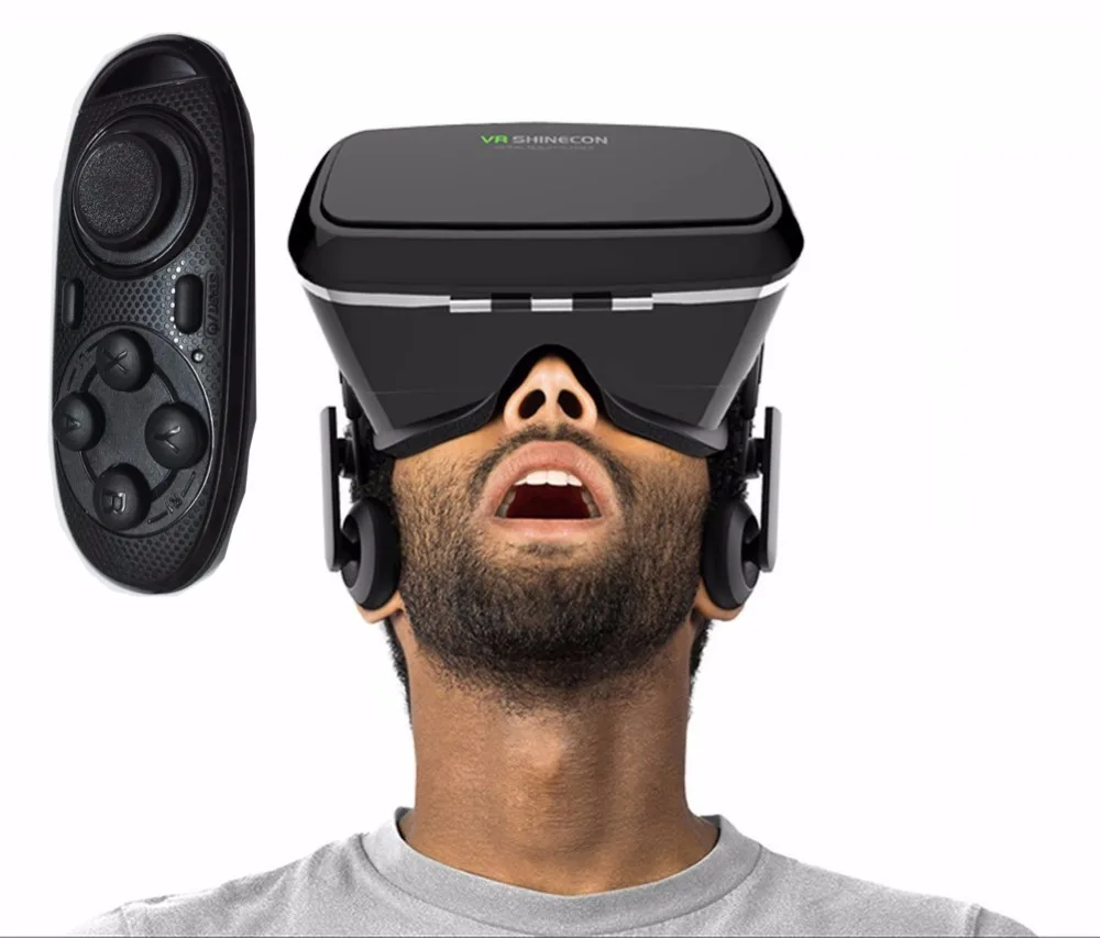Moveksi VR Shinecon 3D стеклянная головка крепление виртуальной реальности 3d видео стекло
