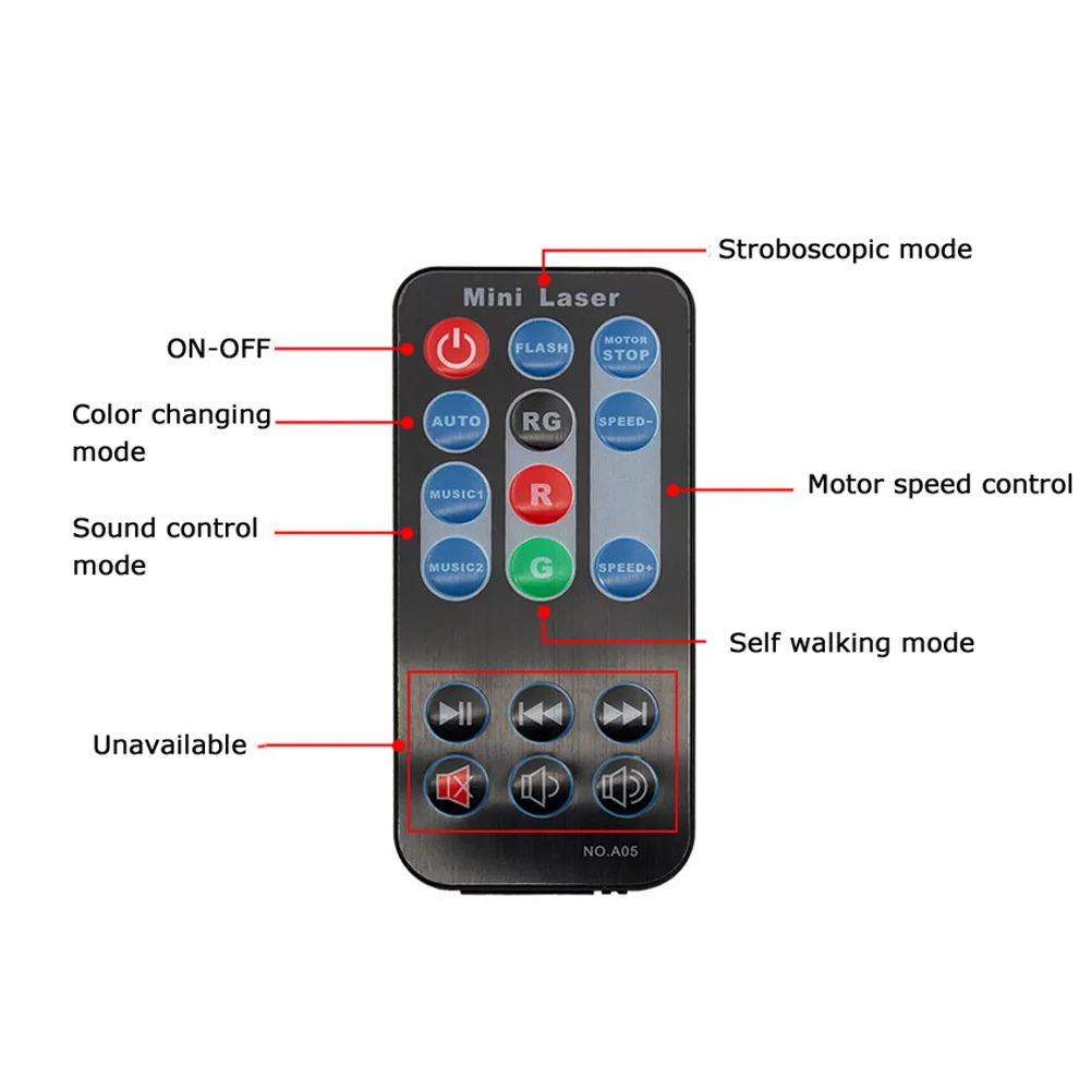 Голос Управление ритм музыки вспышки света светодиодный лазерный проектор этап света DJ Дискотека Танцы вечерние сценический эффект освещения лазерный L