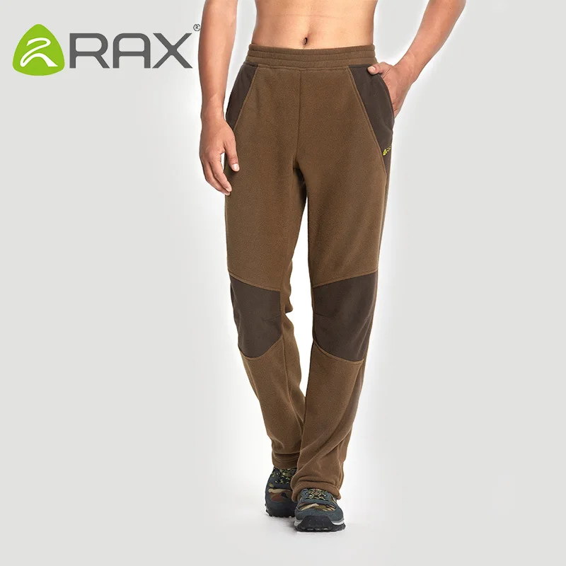Rax 2015 термальные флисовые походные брюки для мужчин женщин зимние уличные