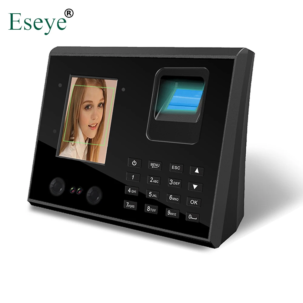 Биометрический отпечаток лица Eseye часы TCP/IP USB контроль времени управление