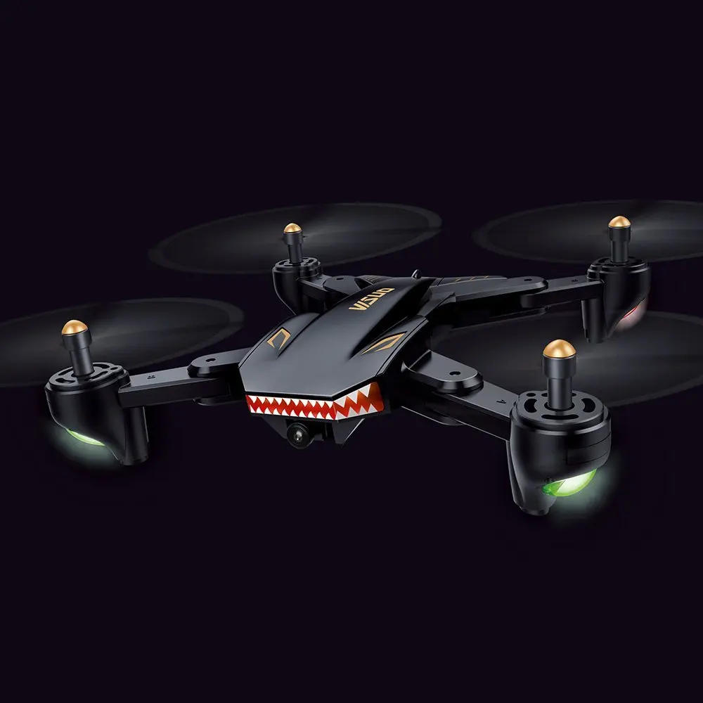 Обновленный VISUO XS809S Радиоуправляемый Дрон с широкоугольной камерой 720P Wifi FPV