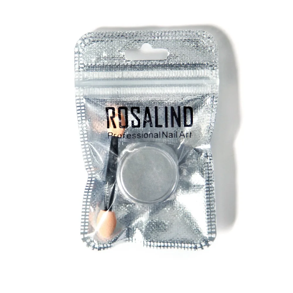 Rosalind 1 шт Золотой Серебряный цвет ногтей волшебный зеркальный хромированный