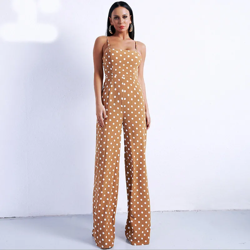 Женское боди с открытой спиной в горошек|Женские комбинезоны| |