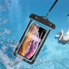 Светящийся водонепроницаемый чехол для мобильного телефона, прозрачный ПВХ герметичный подводный чехол для мобильного смартфона, чехол для плавания, подушка безопасности, плавающие сумки, хит продаж