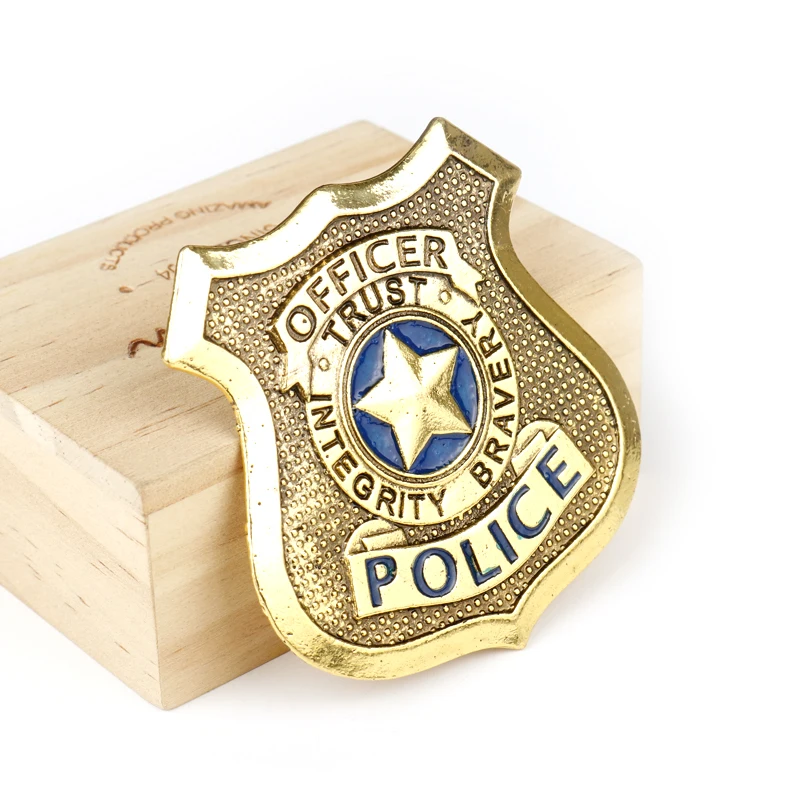 

Movie Accessories Cosplay Jewelry POLICE BADGES Brooch Pins