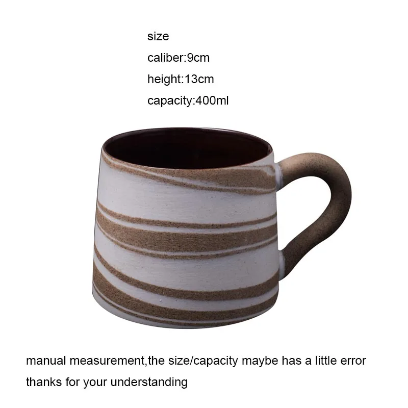 Кофейная чашка керамическая мл Творческий 400 грубая Керамика Посуда для напитков