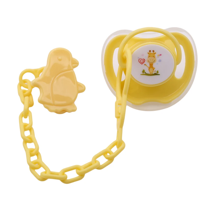 

Baby nipple pacifier chain off baby supplies anti-pacifier soother silicone pacifier with anti-off chain