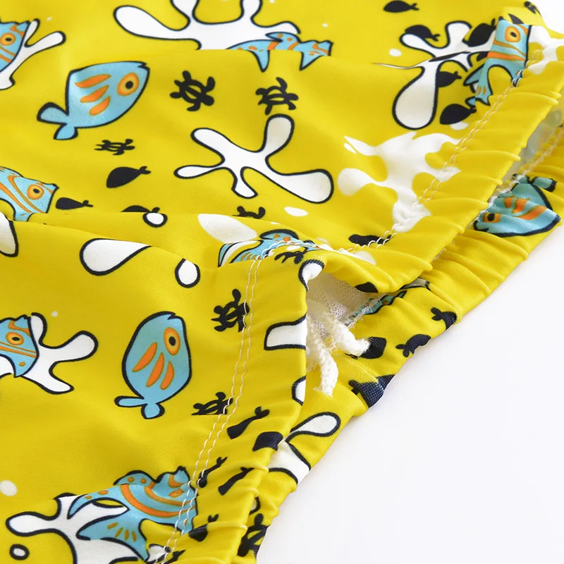 Цельнокройные платья 15-32 кг для мальчиков плавки с рисунком из мультфильма