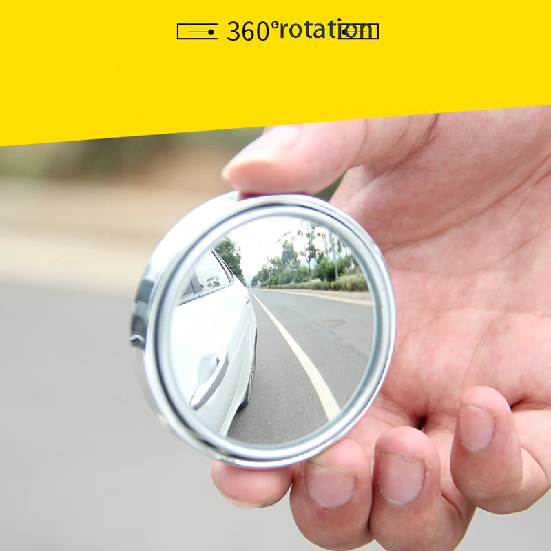 1 шт. автомобильный Стайлинг 360 градусов бескаркасное зеркало для слепых точек