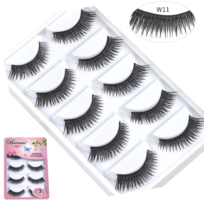 

2019 Hot Sale 5 Pairs Natural Durable Beauty Dense Fashion Pair False Eyelashes Wholesale Quick Delivery Gift Dropshipping